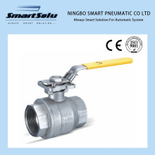 Hand Lever Operated Flanged End High Mounting Pad Ball Valve